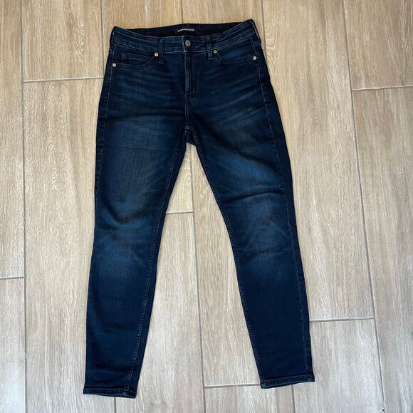 Calvin Klein Men’s Skinny Jeans W31 L30 CKJ011 Dark Wash Stretch Denim - Picture 1 of 9